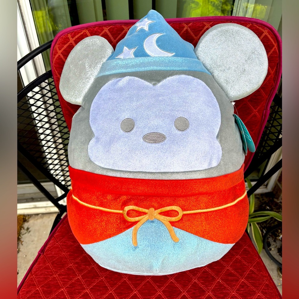 DISNEY 100 year Anniversary Squishmallows Sorcers Apprentice Mickey Mouse NWT